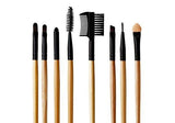 24-stykke makeup-børste i sort farve